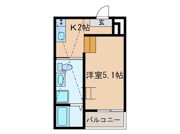 エクセル日ノ宮の物件間取画像